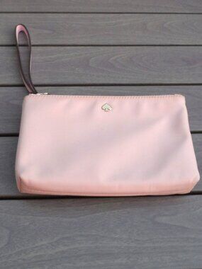 Kate Spade Jae Radiant Pink nylon wristlet